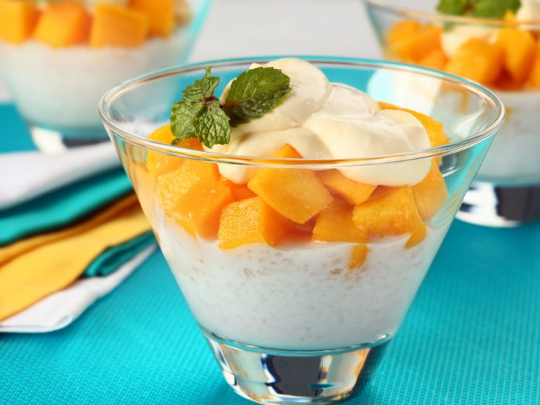 Duraznos con crema